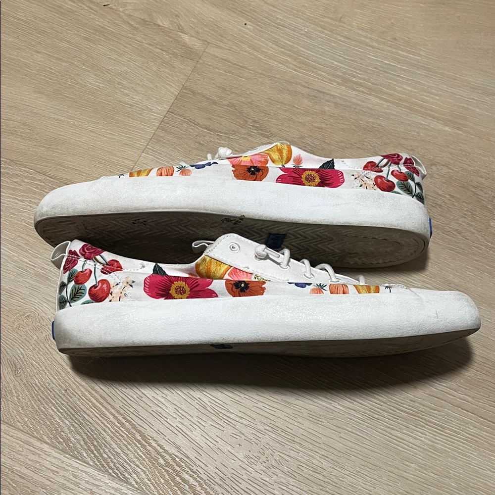 Keds Rifle Paper Co. Multicolor Floral Sneakers Womens 10 - Picture 5 of 8